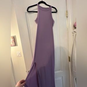 MIDI purple dress
